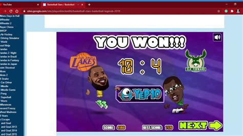 basketball legends stars unblocked 66.